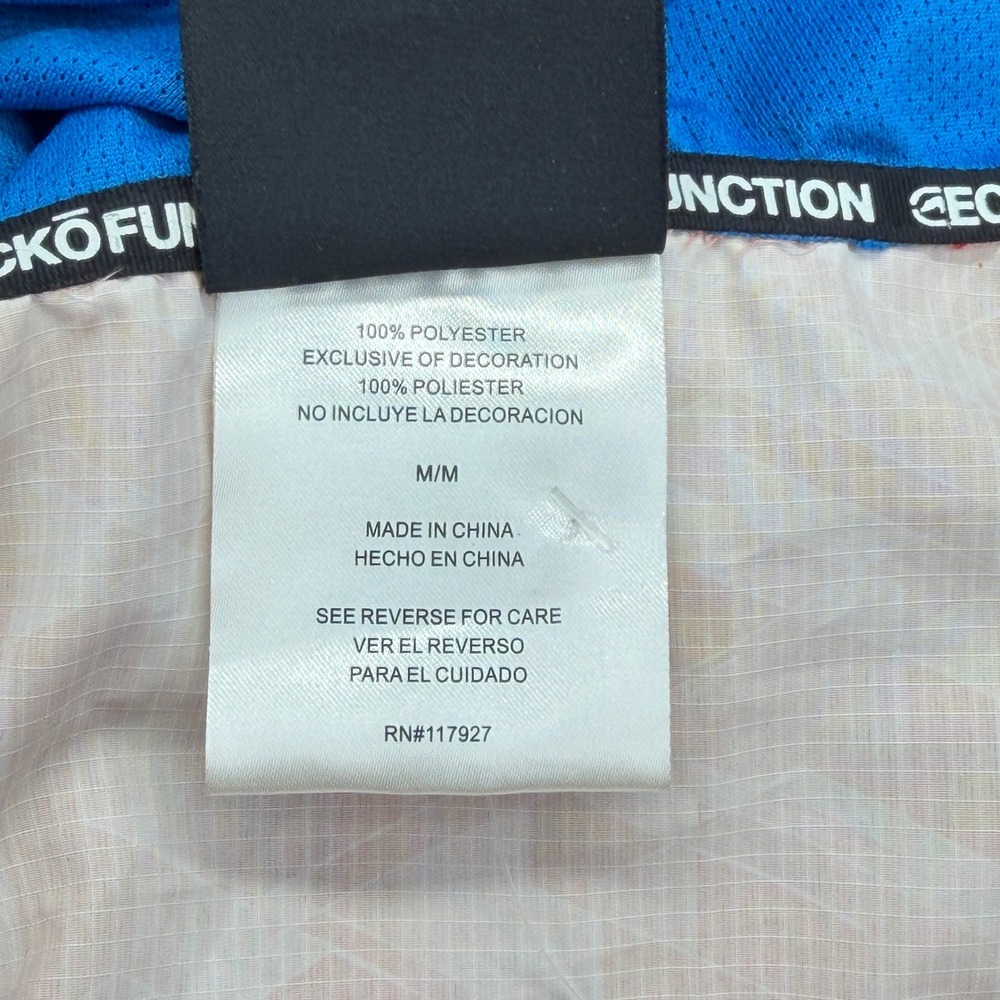 Ecko Function Jacket Mens Medium Orange Geometric… - image 5